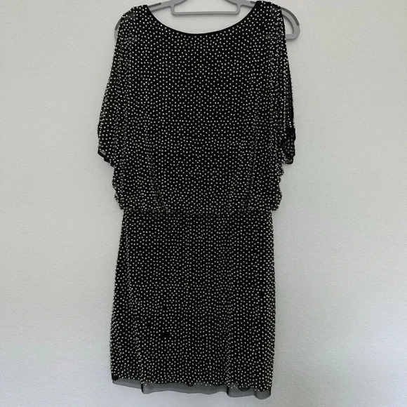 Xscape Womens Mirror Ball Sequined Evening Cocktail And Party Dress Gown Size 6 - Picture 7 of 10